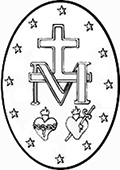 Miraculous Medal (Marian Monogram)