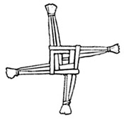 Bride’s Cross (Brighid’s Cross)
bride's cross