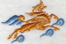 Dragon Riding Clouds