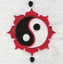 Yin Yang Lotus Symbol
