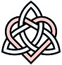 Triquetra Celtic Symbol Mandala
